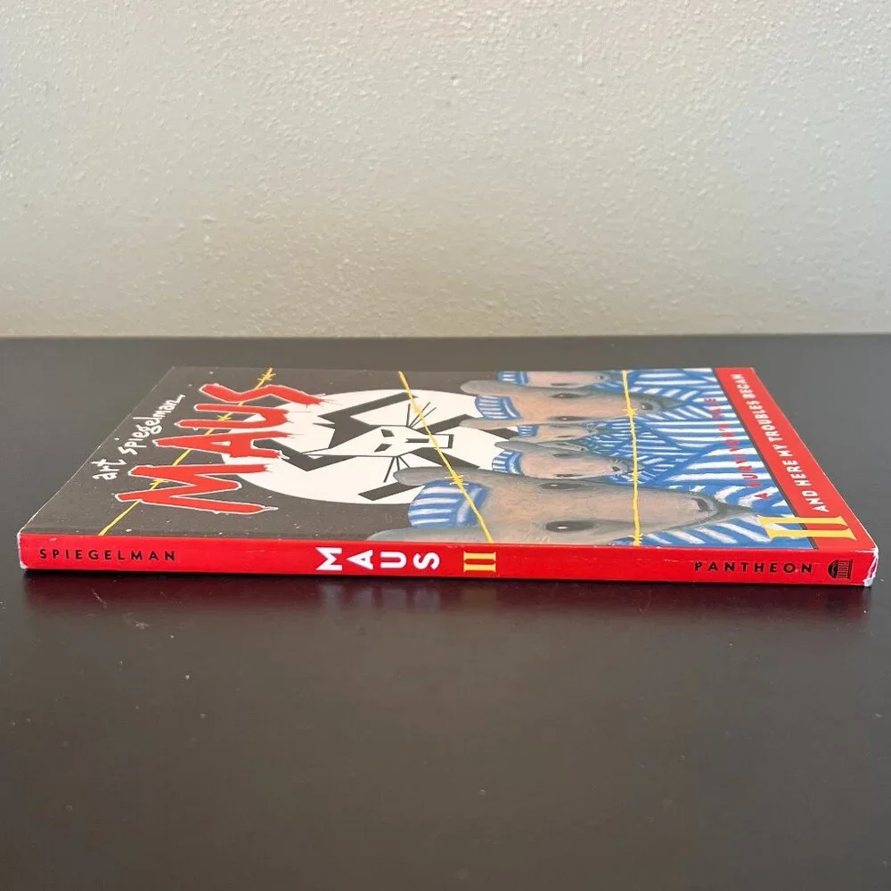 Maus II: A Survivor’s Tale by Art Spiegelman Graphic Novel Holocaust YA Book